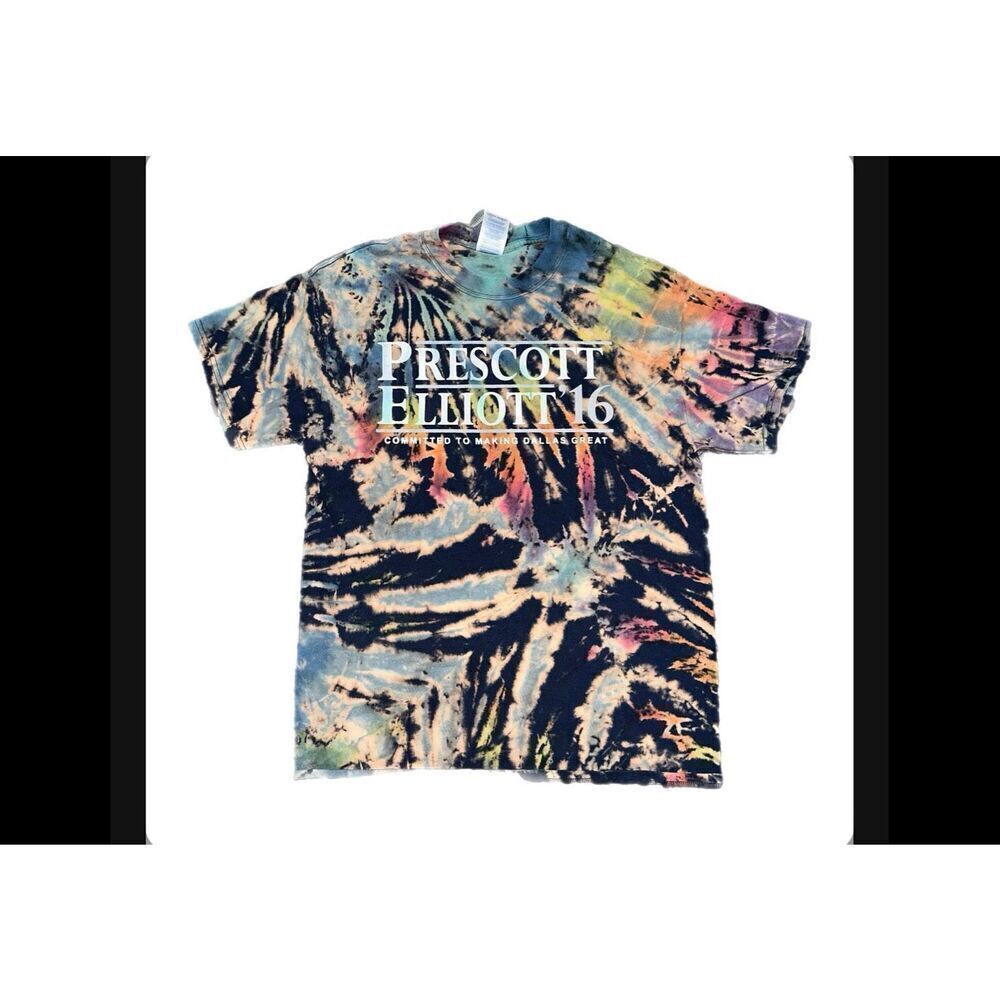 Dallas Cowboys Prescott & Elliott Tie-Dye Tee